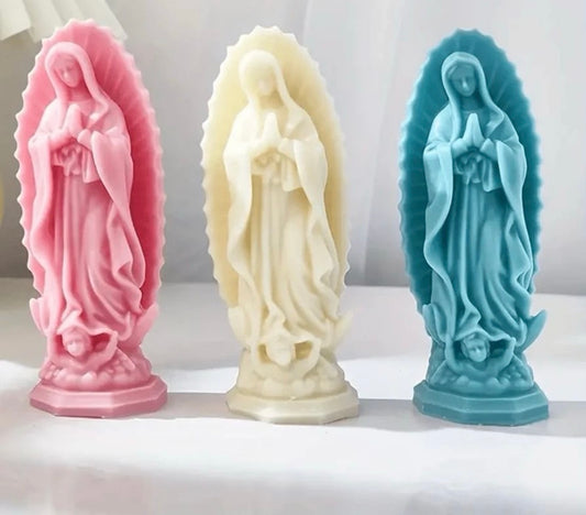 Religious Virgin Mary Candle